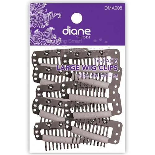 Diane Snap-on Wig Clips Black- 10 Pack
