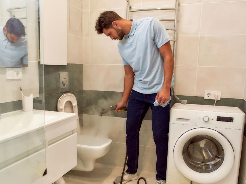 bathroom steam cleaning