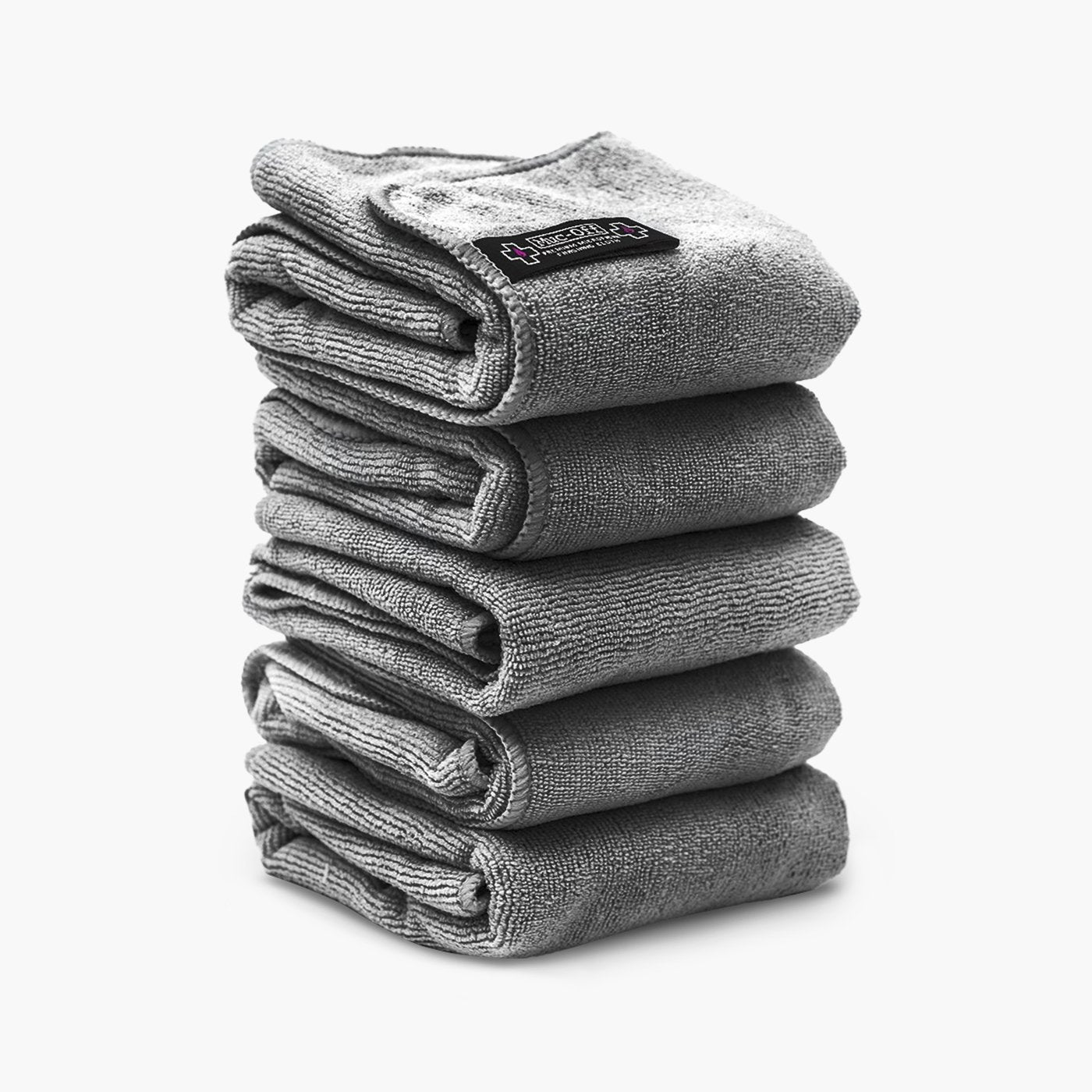 Muc-Off 5 x Luxury Microfibre Polishing Cloth 5 for £30