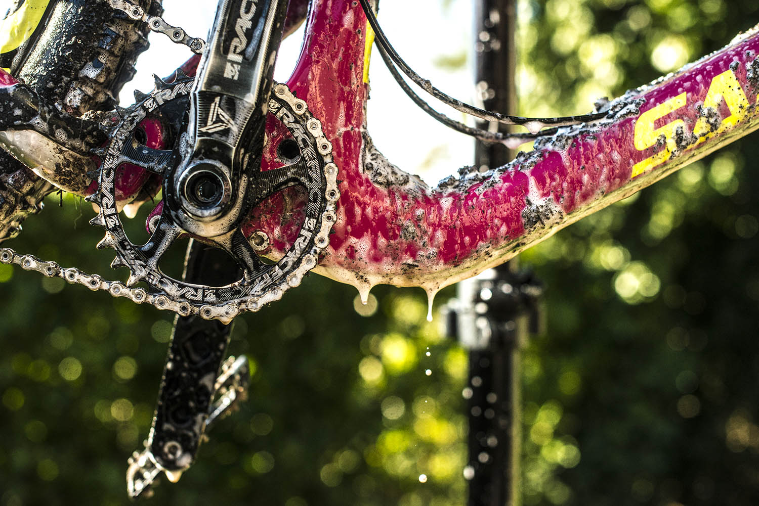 Bike Frame Cleaning