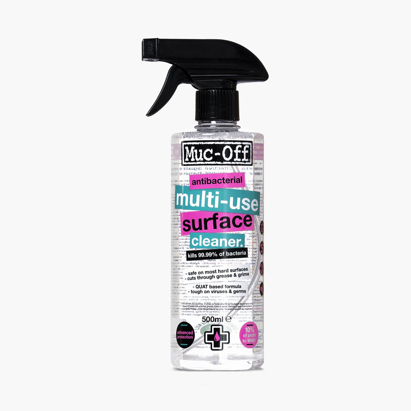 Muc-Off Antibacterial Multi Use Surface Cleaner - 500ml 500 ml
