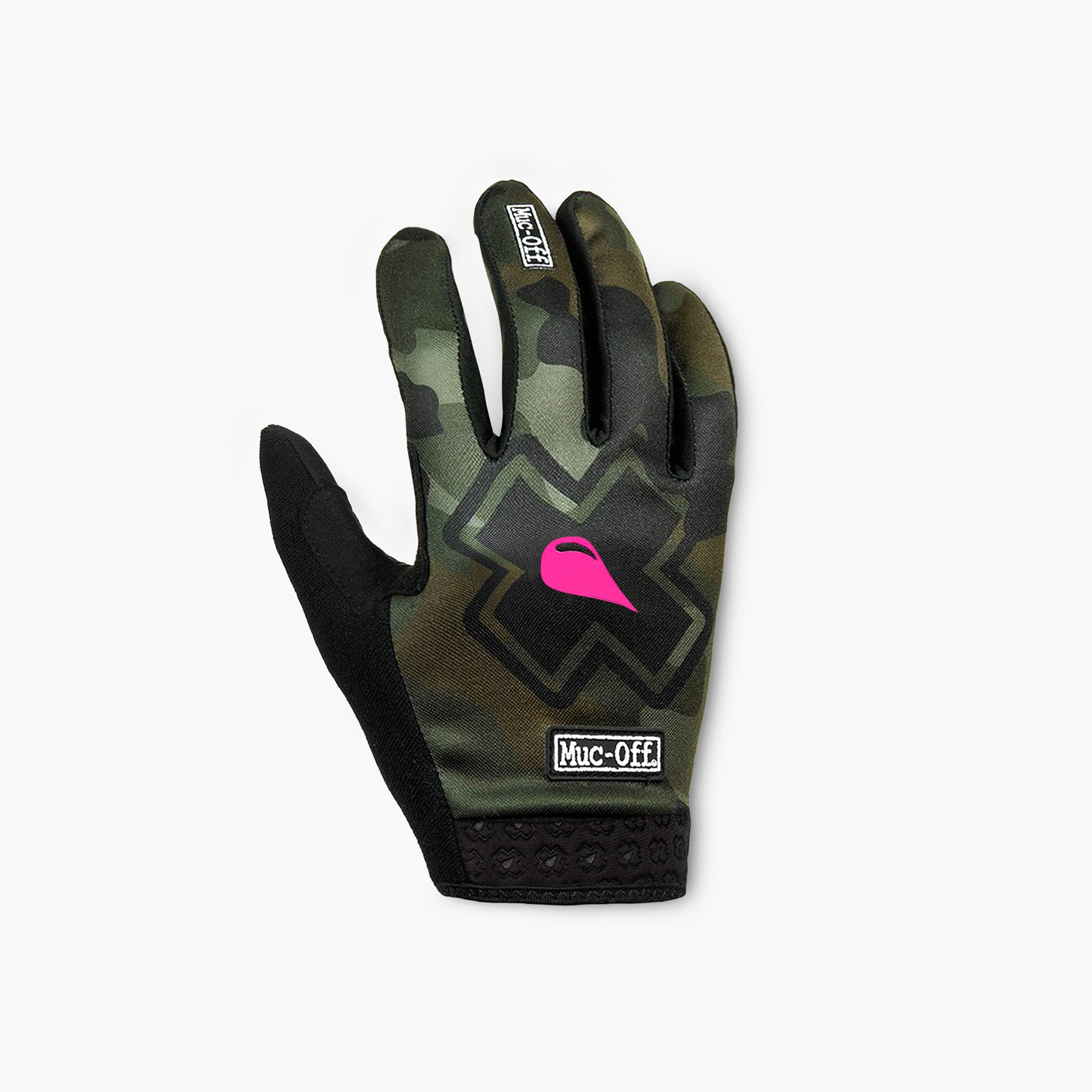Muc-Off Youth Rider Gloves - Camo M - (Ages 8-9)