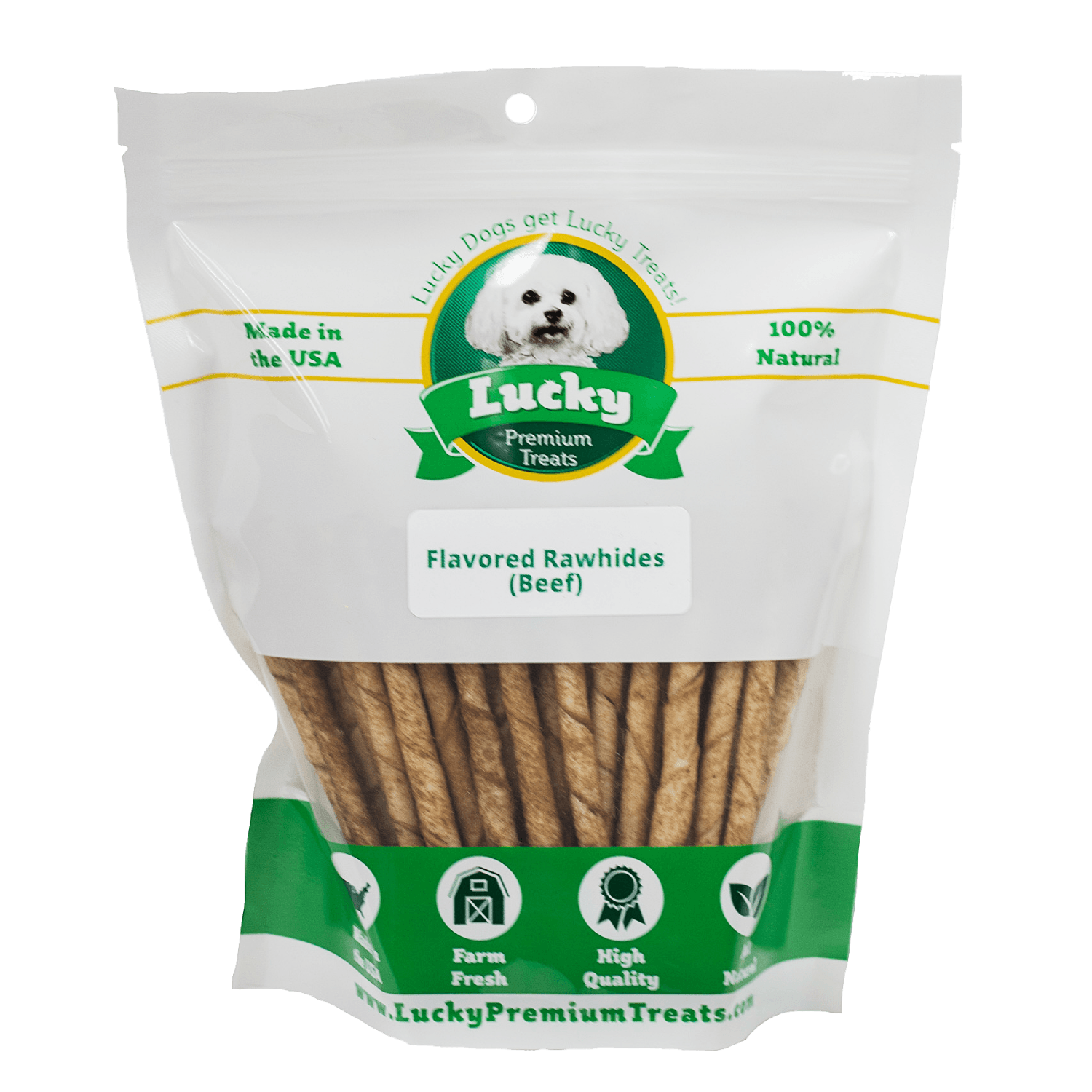 small rawhide chew sticks