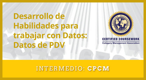 curso intermedio (cpcm) — desarrollo de habilidades para trabajar con datos: datos de PDV