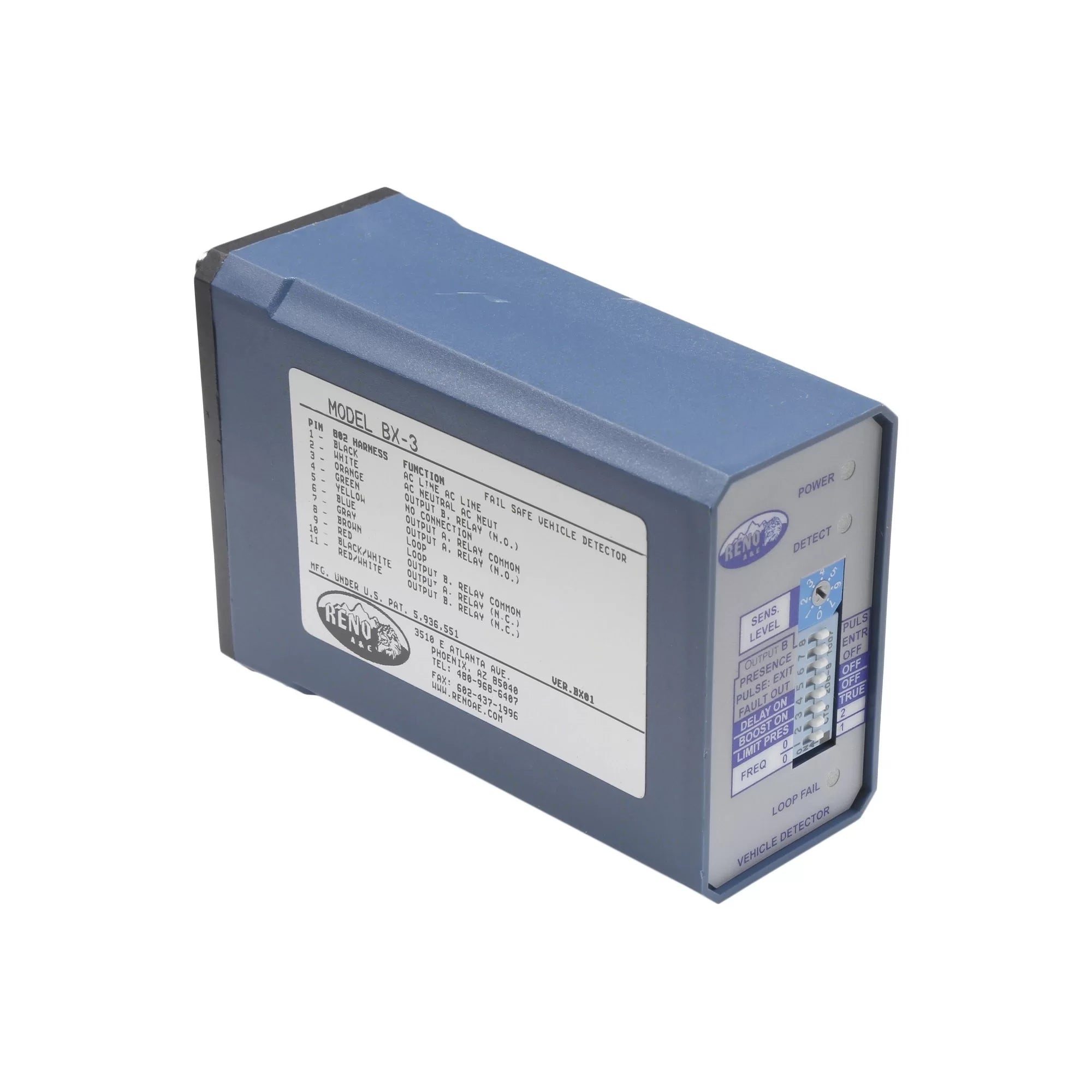 RENO AE BX-3 LOOP DETECTOR 120VAC
