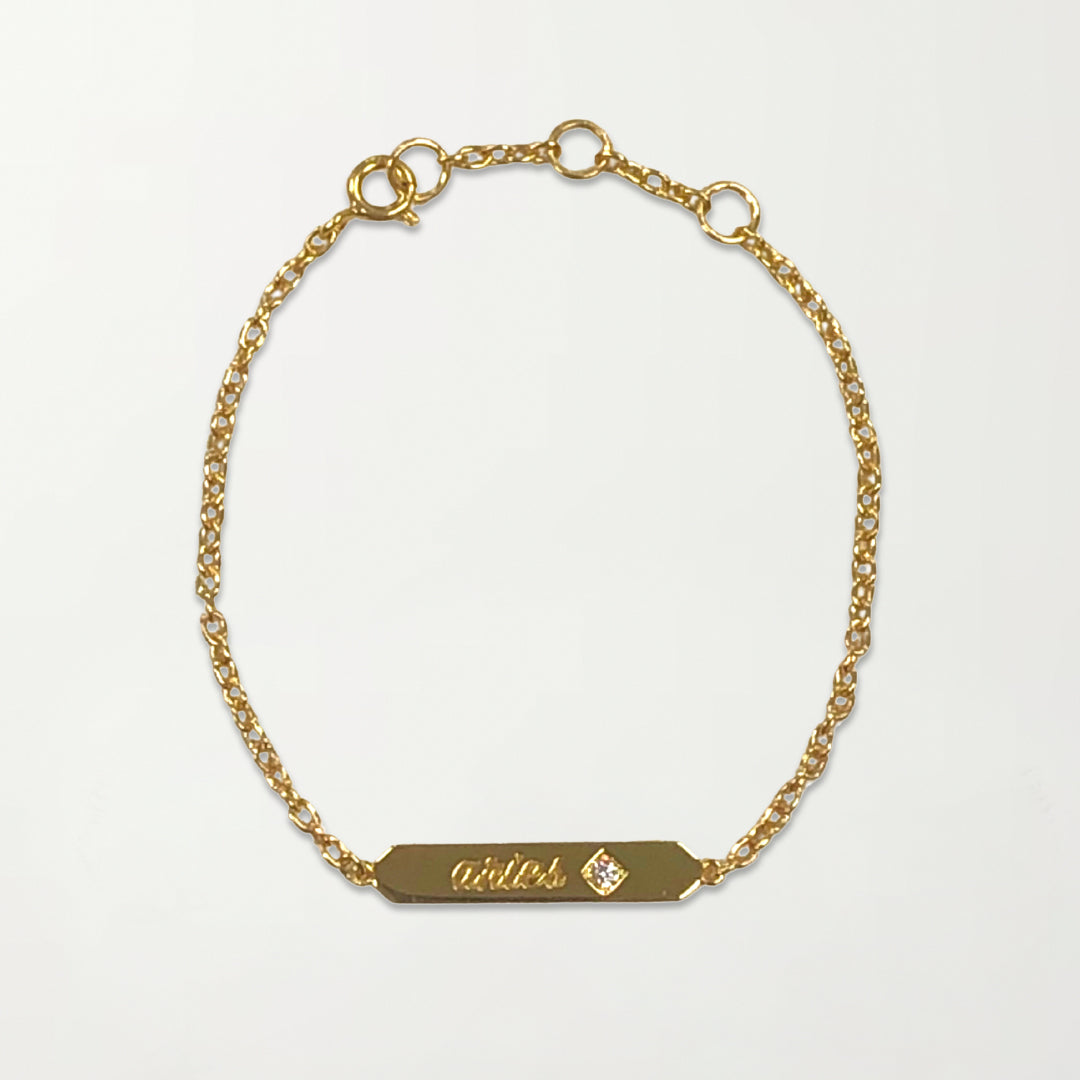 18k Gold Name Bracelet