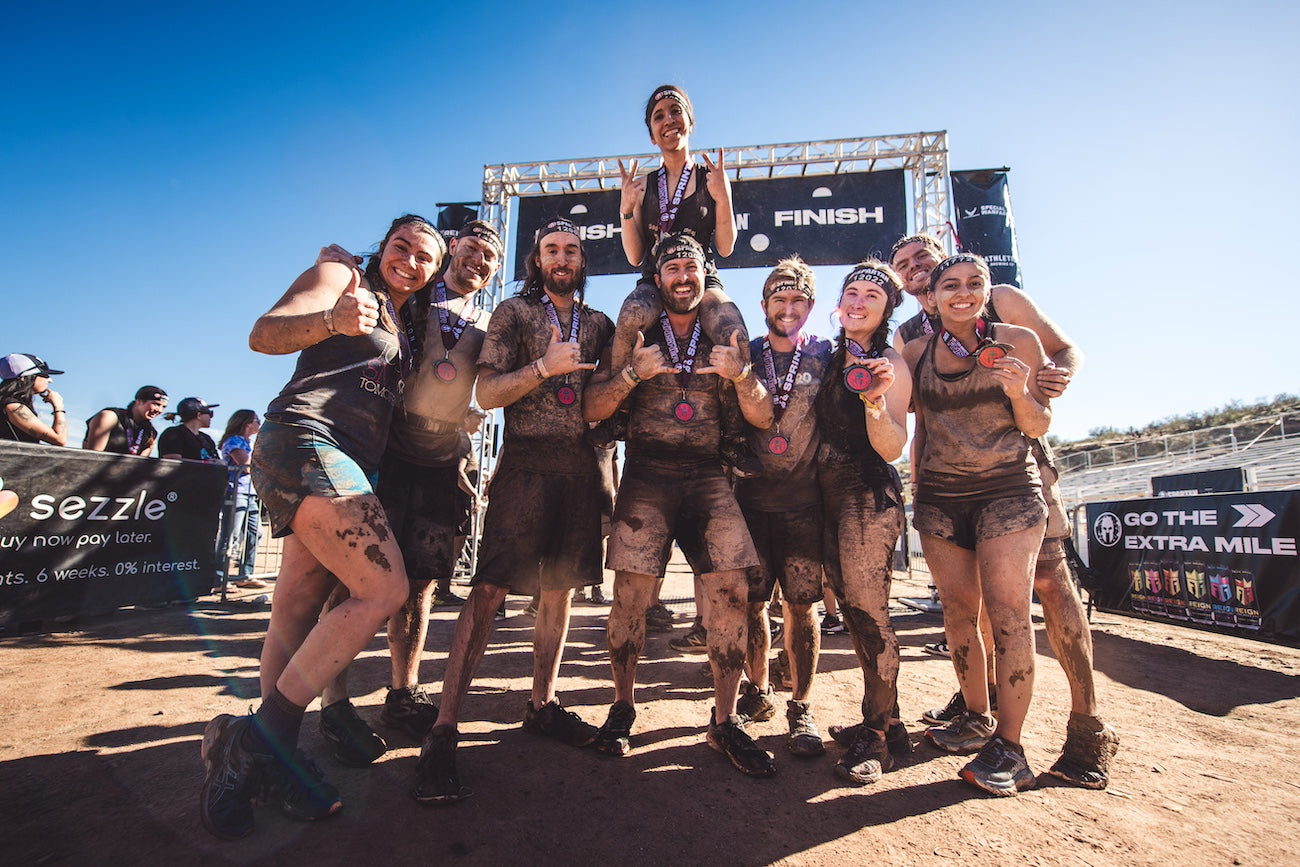 Group Photo Finish Line Arizona Sprint Race