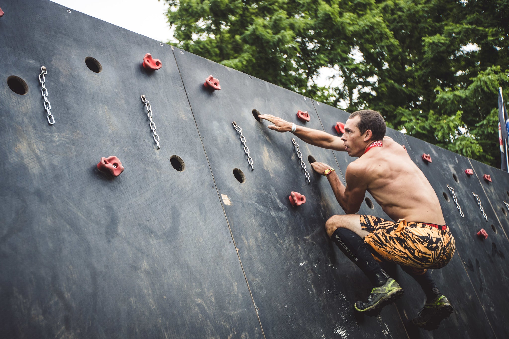 an athlete completes an obstacle after learning how to improve toe mobility