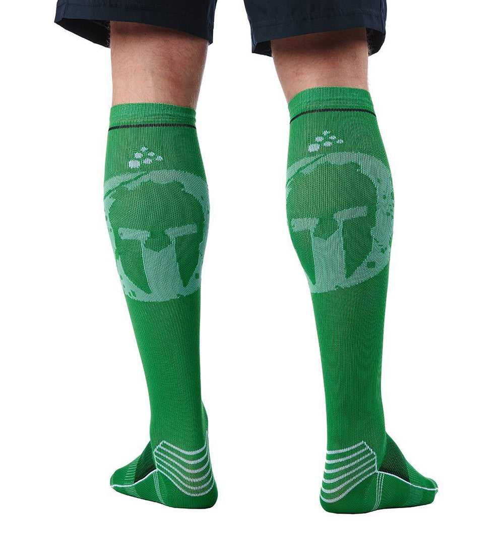 Spartan By Compression Knee Sock: Unisex: Craft Green