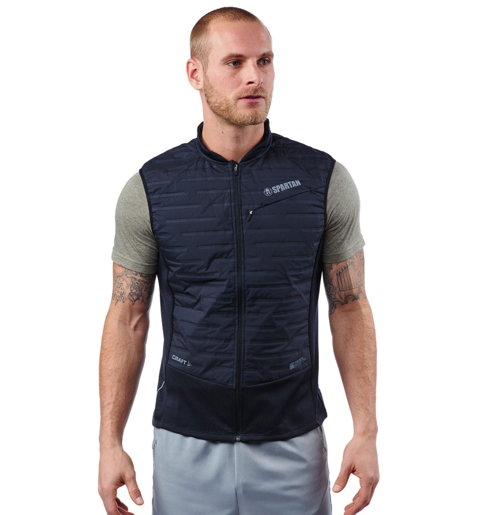 By Subz Body Warmer: Men's Quilted Black
