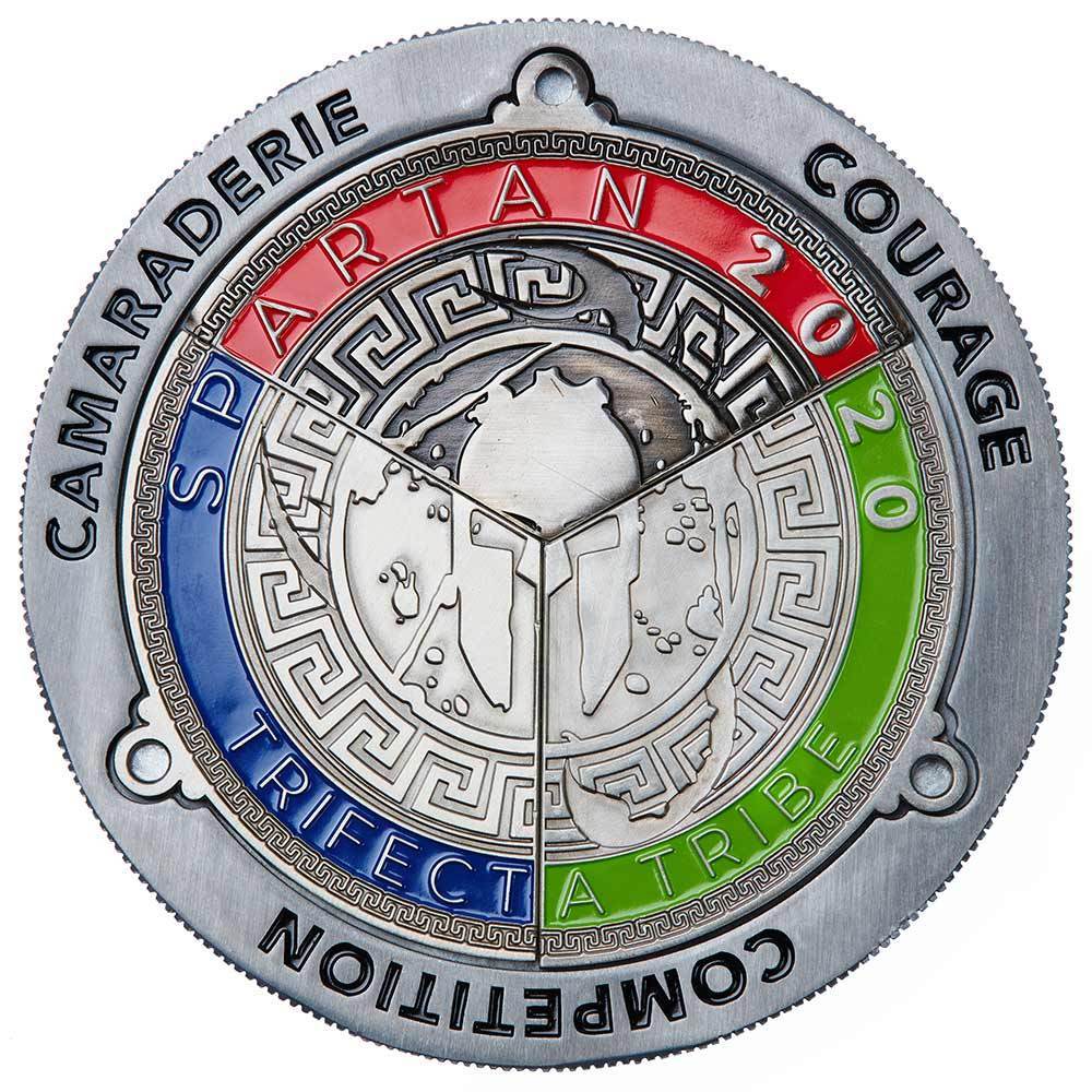 SPARTAN Trifecta Medal Display