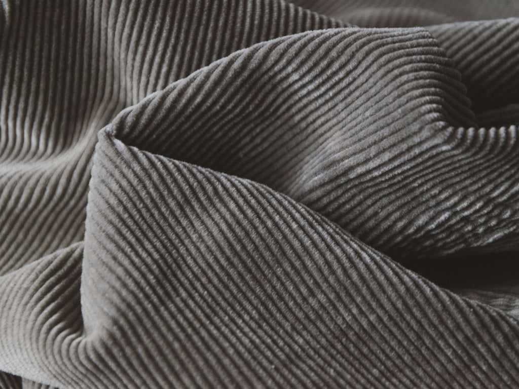 Close Up of Corduroy Fabric Texture