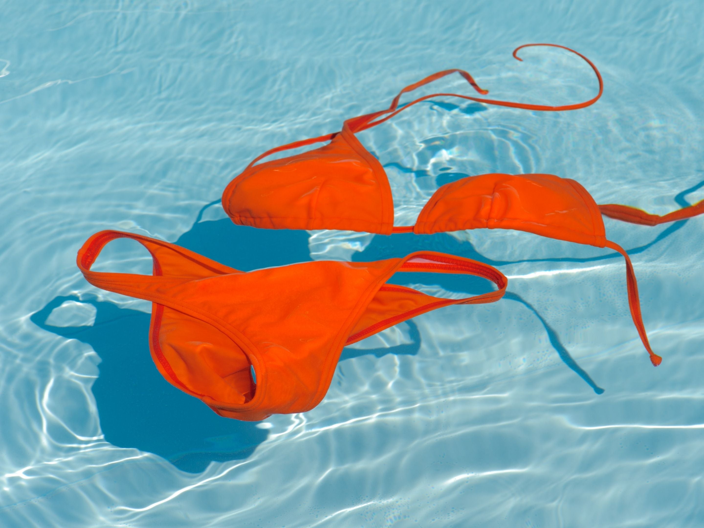 Swimsuit Floating in Swimming Pool