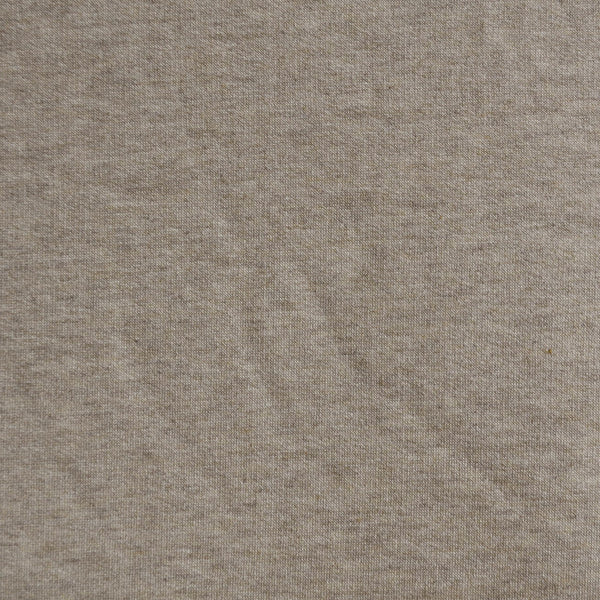 French Terry Solid Heather Oatmeal | Style Maker Fabrics