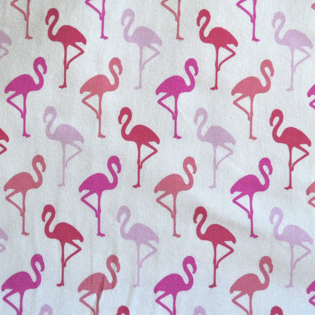 flamingo jersey fabric