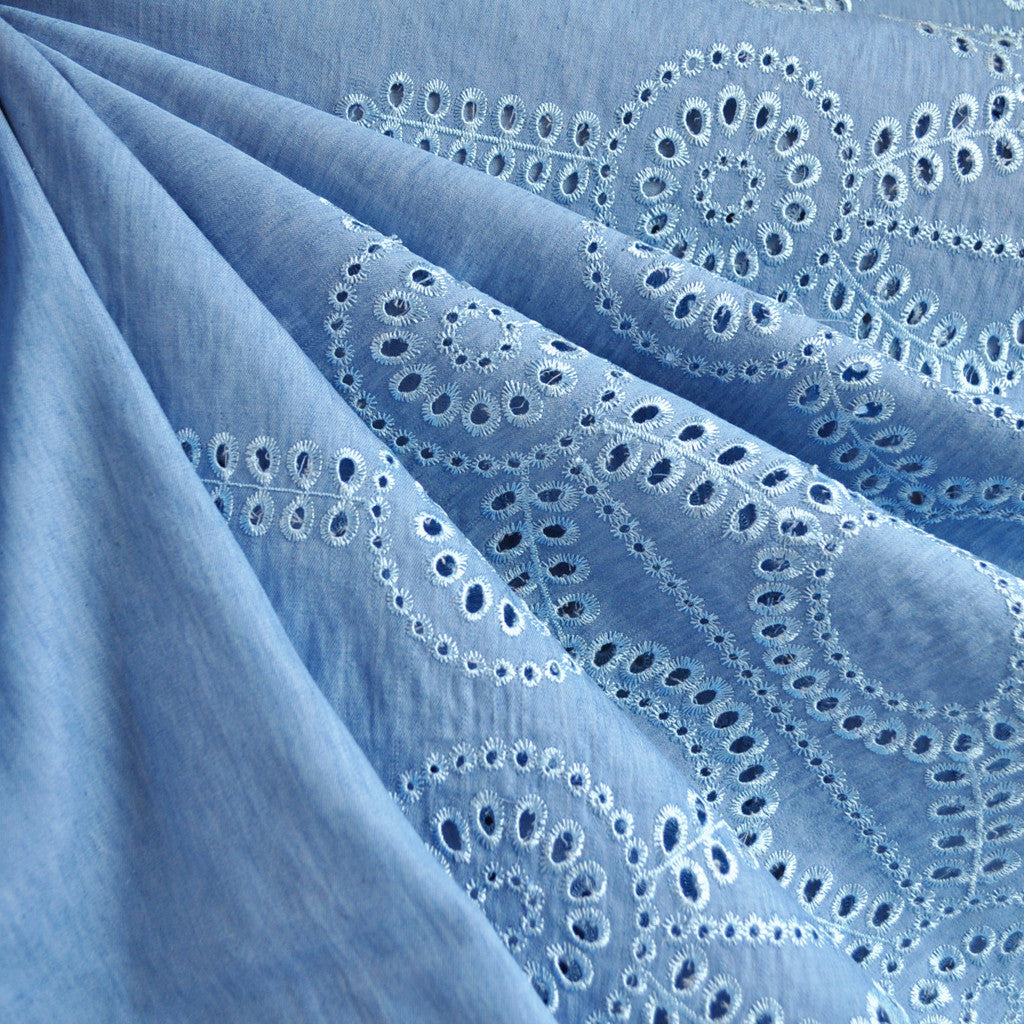 blue eyelet