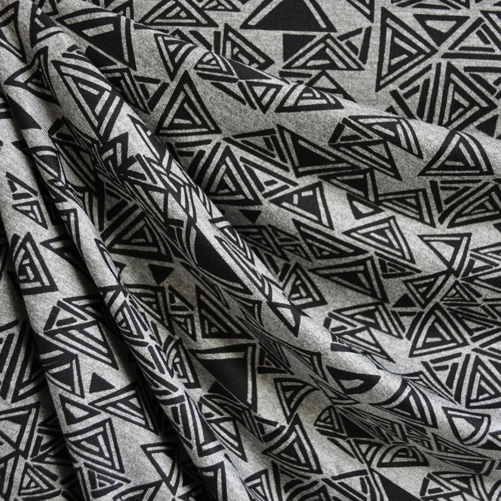 geometric jersey fabric