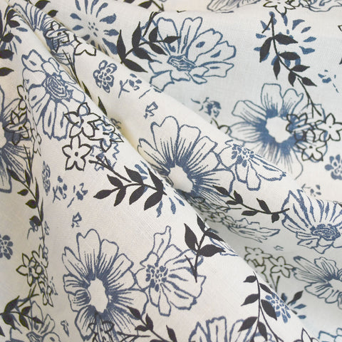 Brussels Washer Yarn Dye Linen Blend Denim | Style Maker Fabrics