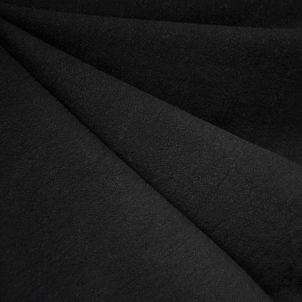 Washed Crinkle Cotton Solid Black – Style Maker Fabrics