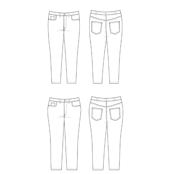 Cashmerette Sewing Patterns Ames Jeans | Style Maker Fabrics