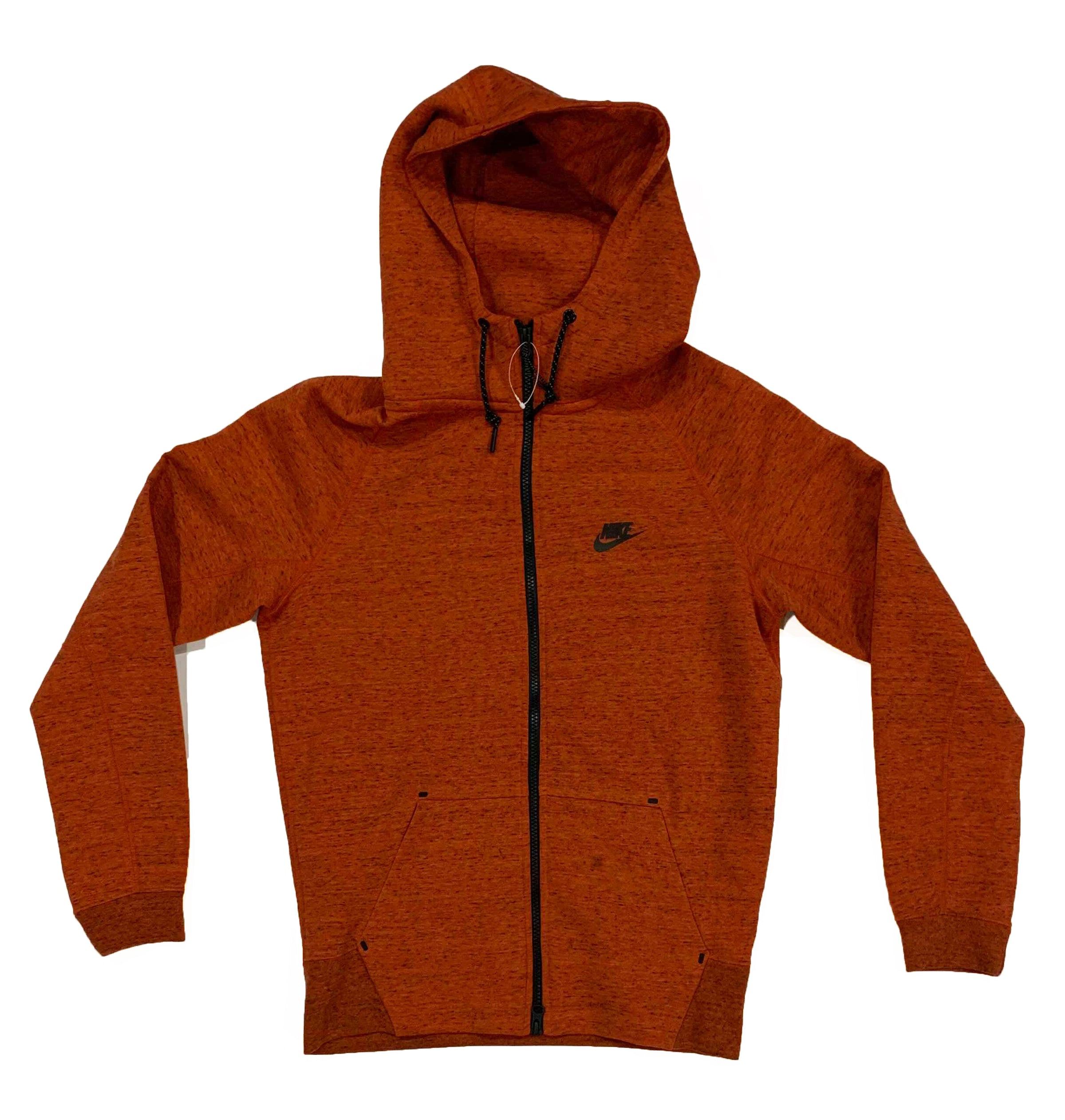 orange tech fleece