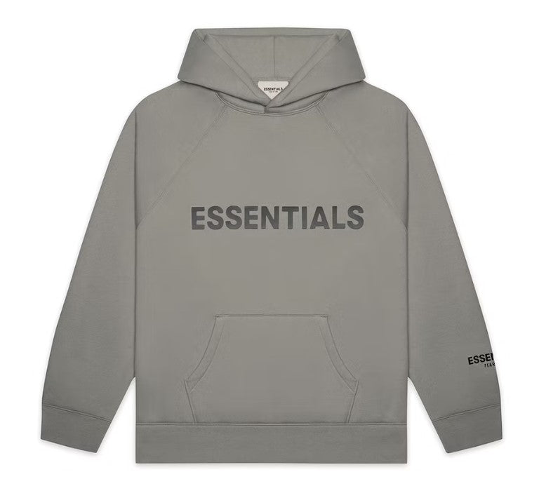 FOG Essentials FW20 Pullover Hoodie Applique Cement – Outlined