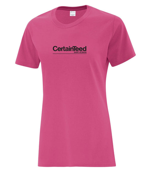 Women's Pink CertainTeed T-Shirt – Certainteed