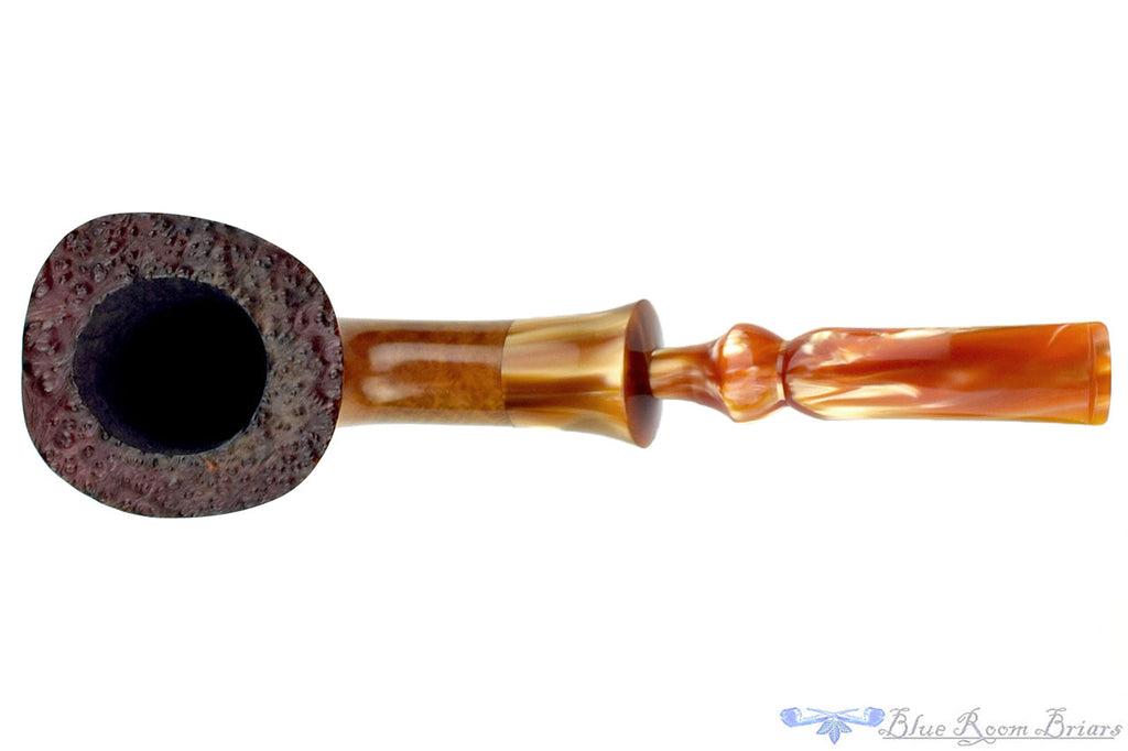 Blue Room Briars is proud to present this Nørding (1985 Make) Bent Freehand with Acrylic Estate Pipe