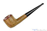 Blue Room Briars is proud to present this Dun-King Leather Wrapped Pot UNSMOKED Estate Pipe