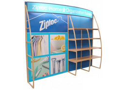 10'x10' shelf/merchandising trade show display