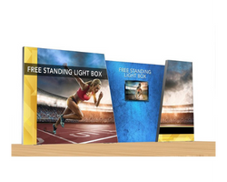 10'x20' backlit trade show displays