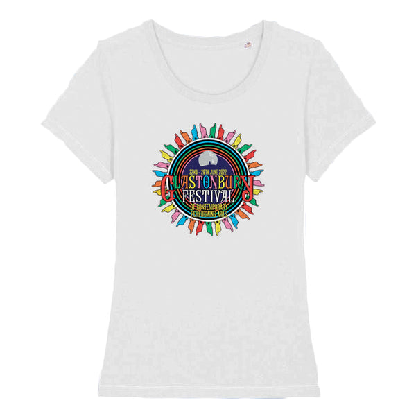 2022 Official Glastonbury Festival Fitted T-Shirt | Glastonbury Festival