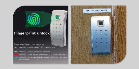 fingerprint cabinet lock