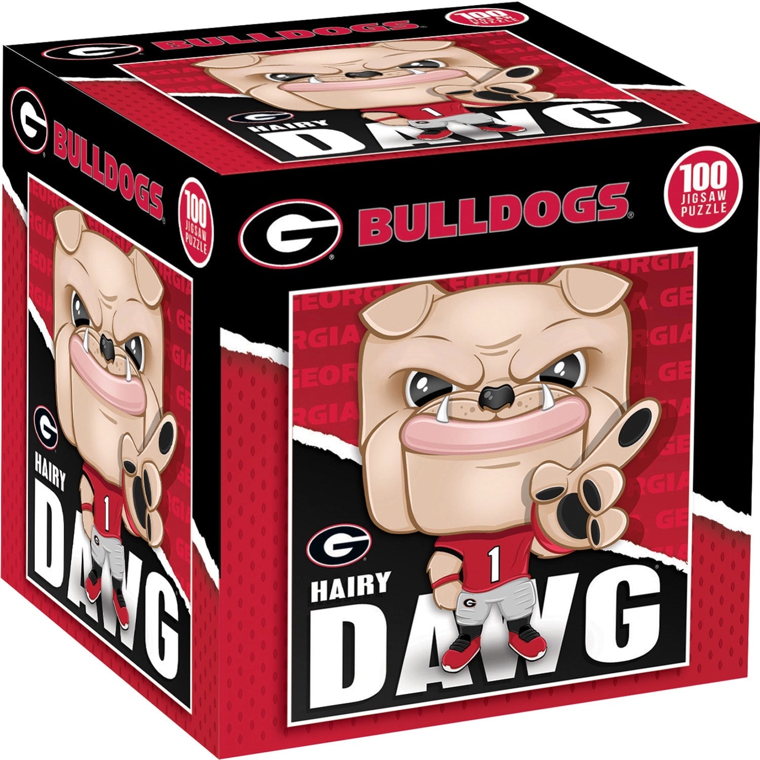 Georgia Mascot 100 Piece Puzzle