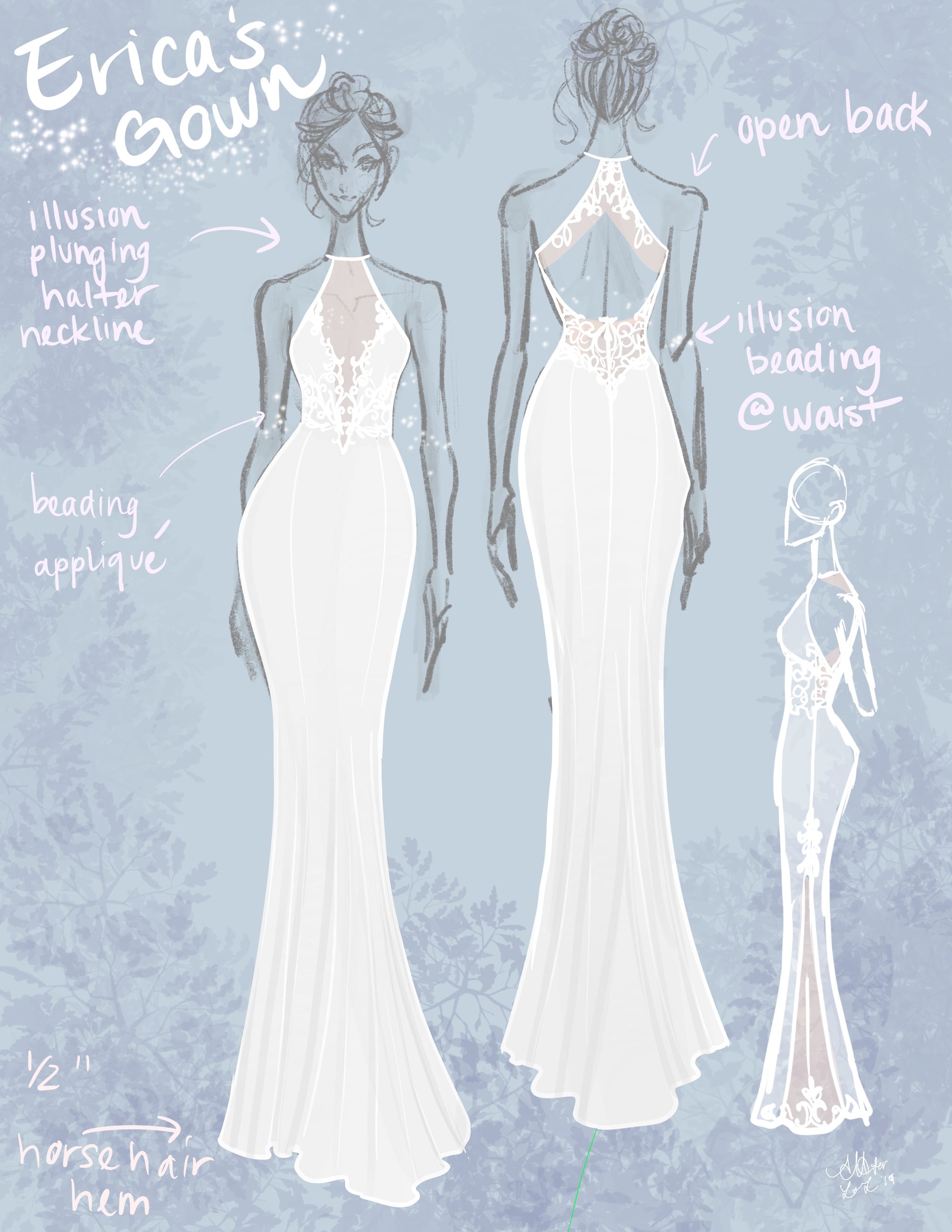 gown design for wedding