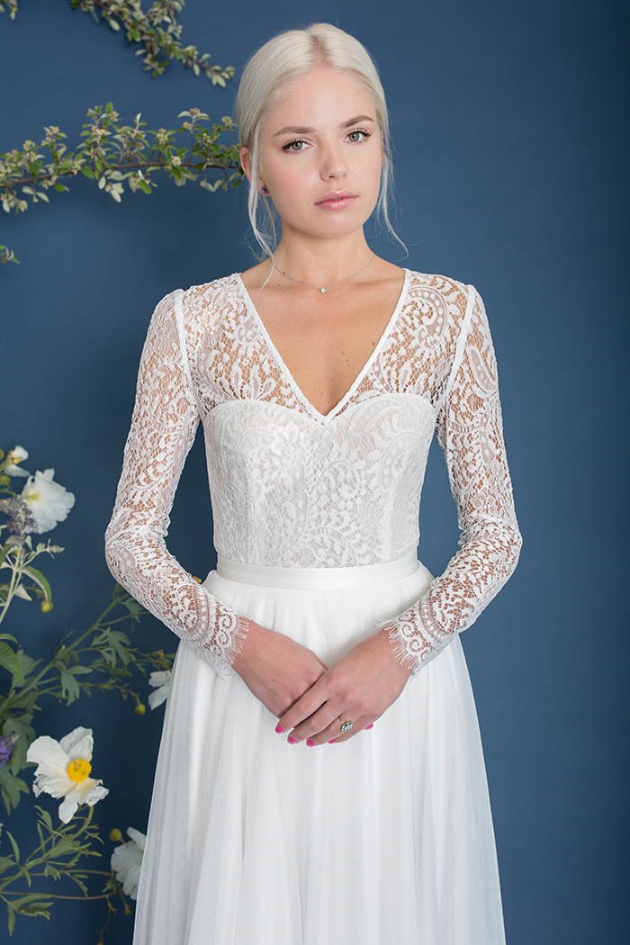 dressy lace tops for weddings