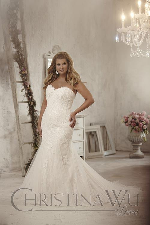 plus size trumpet mermaid wedding dresses