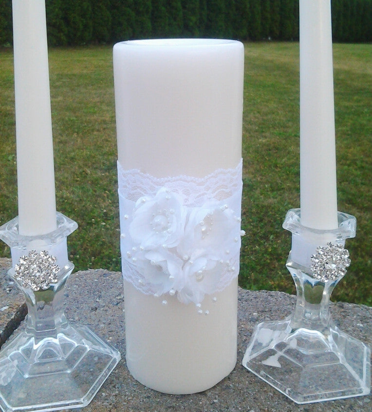 Wedding Accessories Unity Candle Set Bela Bridal