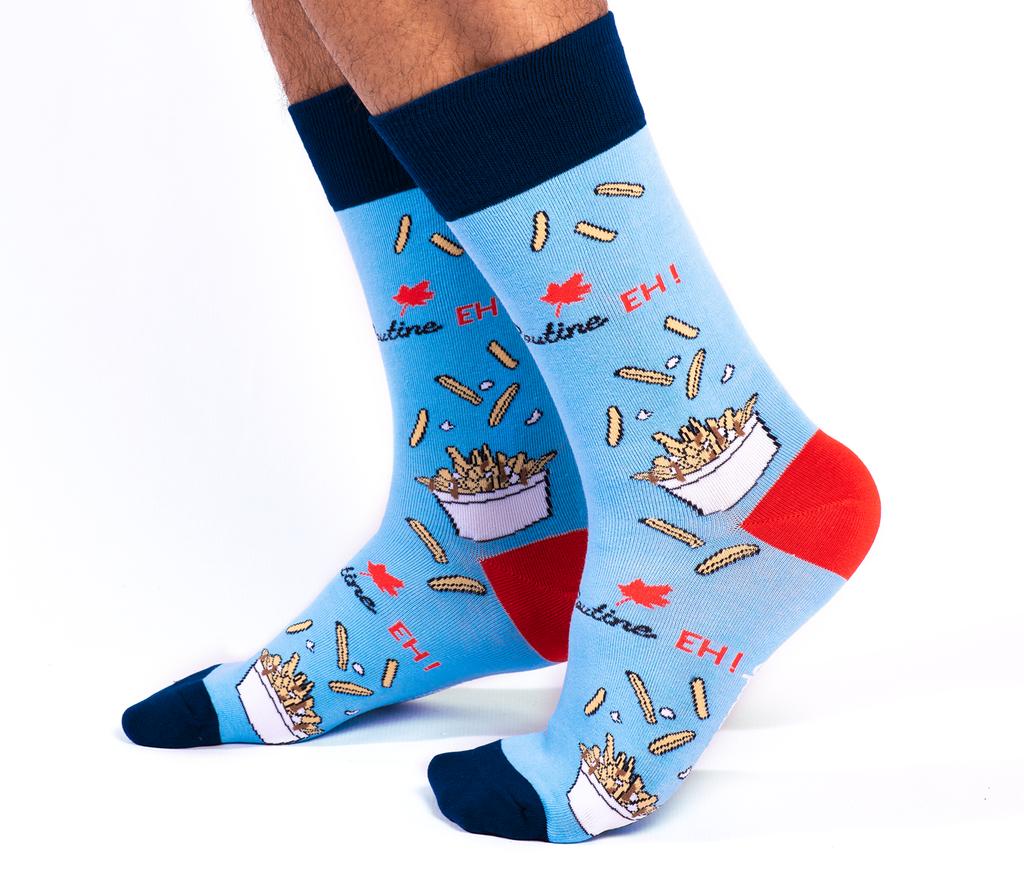 Poutine Socks for Men - Uptown Sox