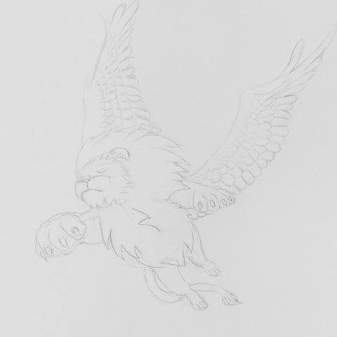 Triesti Comic Flying Lion