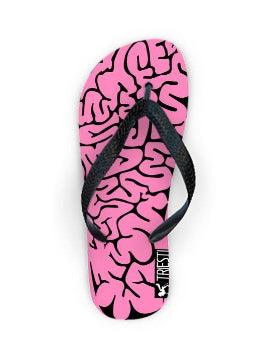 TRIESTI Brain Design Flip Flops