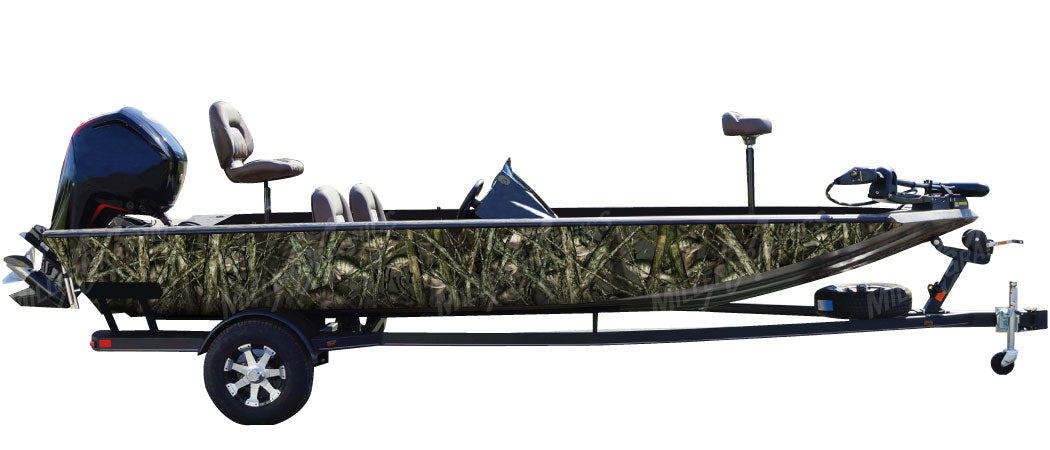 camo bass fishing boats