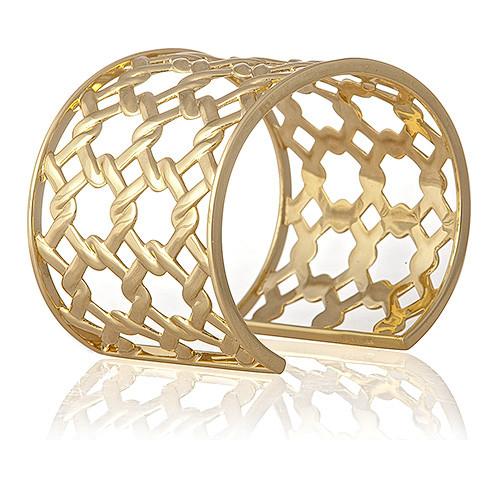 14k Yellow Gold Wide Cuff – Laura Pearce Ltd.