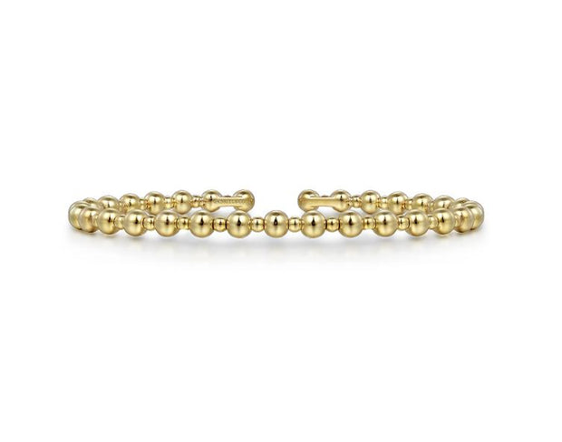 14k Yellow Gold Wide Cuff – Laura Pearce Ltd.