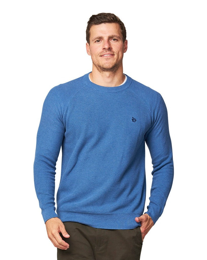 Mens - Knit - Anchor - Blue Marle