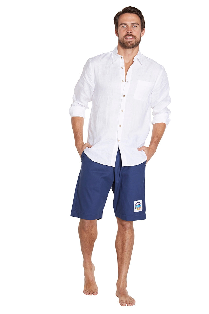 Mens - Classic Shorts - Plain Navy