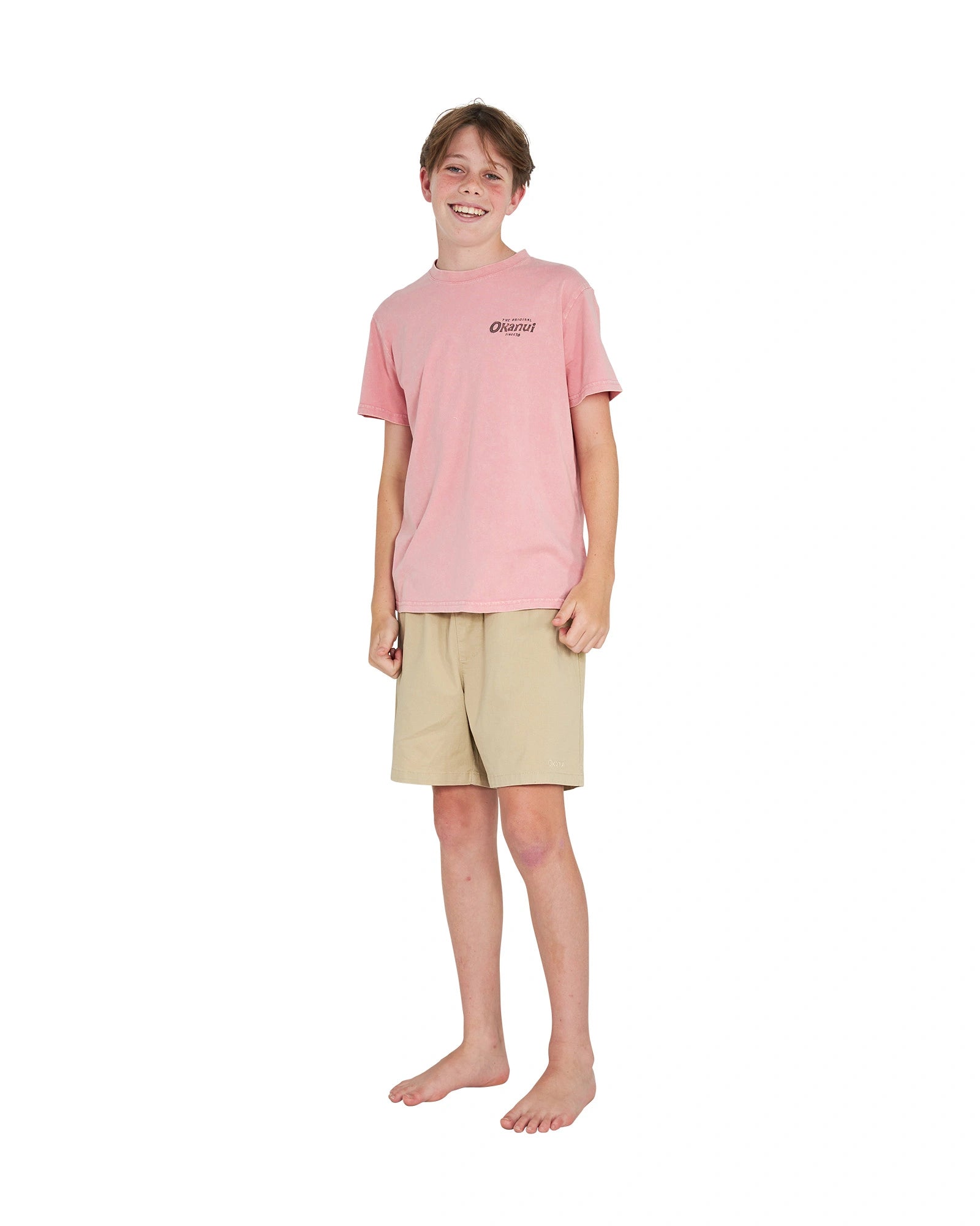 Boys - T-Shirt - Terrain - Washed Pink