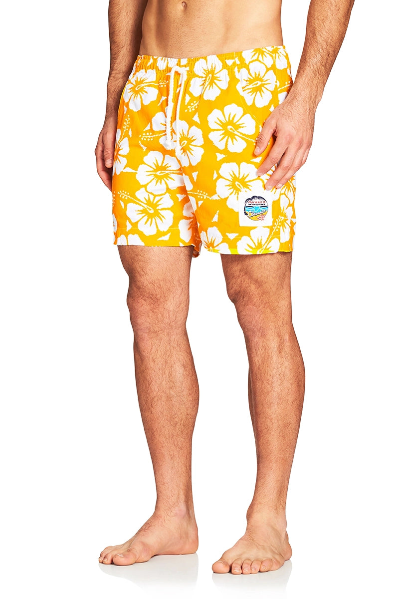 Mens - Classic Short Shorts - Hibiscus Yellow