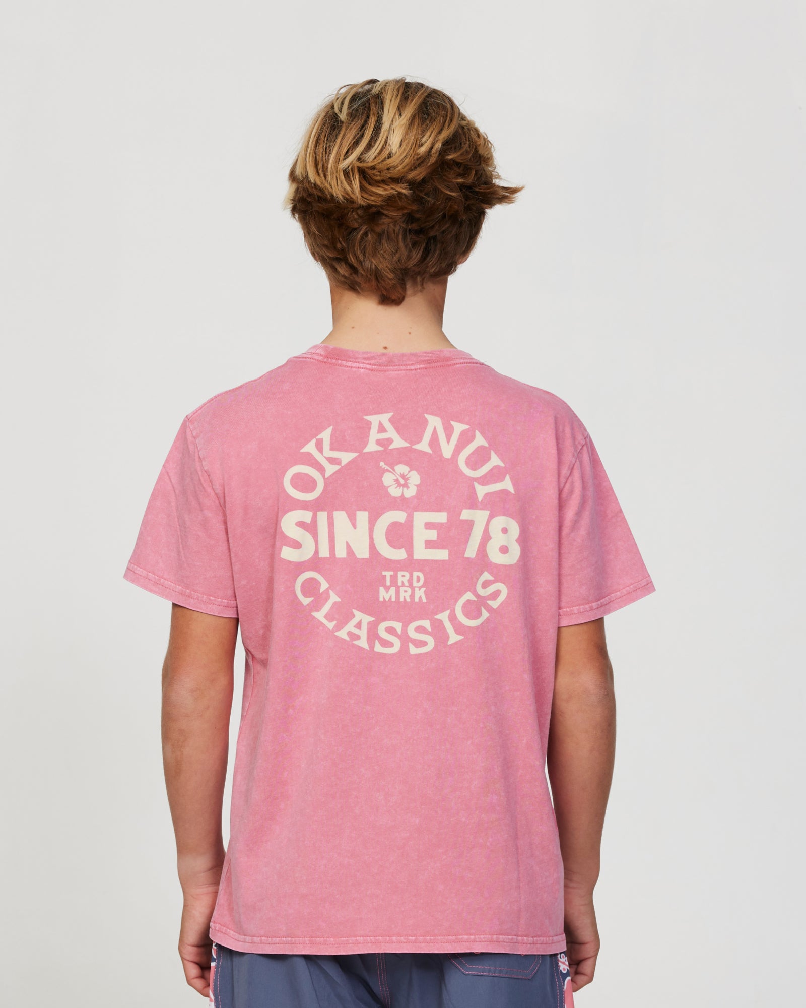 Boys - T-Shirt - Stamp - Washed Rose