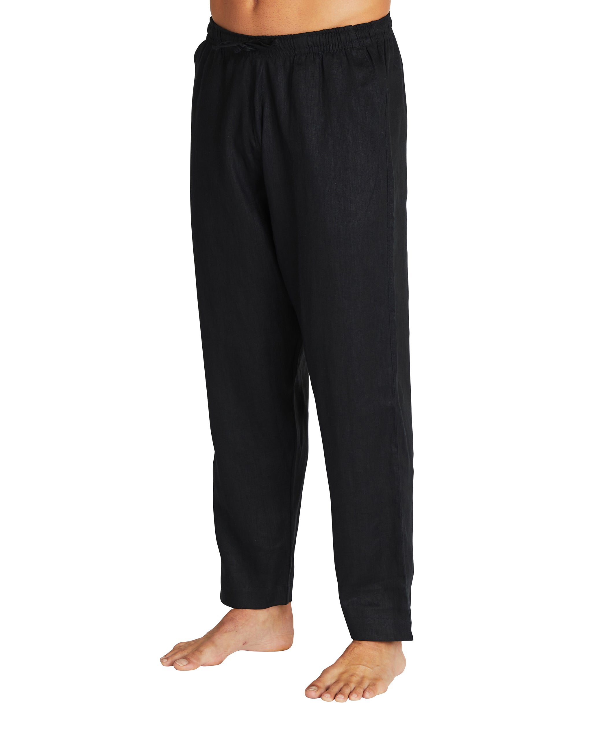 Linen Pants - Black – Okanui